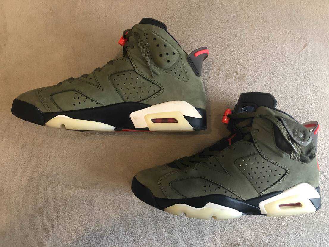 Travis Scott × Nike Air Jordan 6 Retro "Medium Olive"