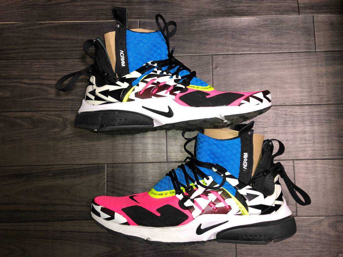 ACRONYM × Nike Air Presto Mid "Hyper Pink"