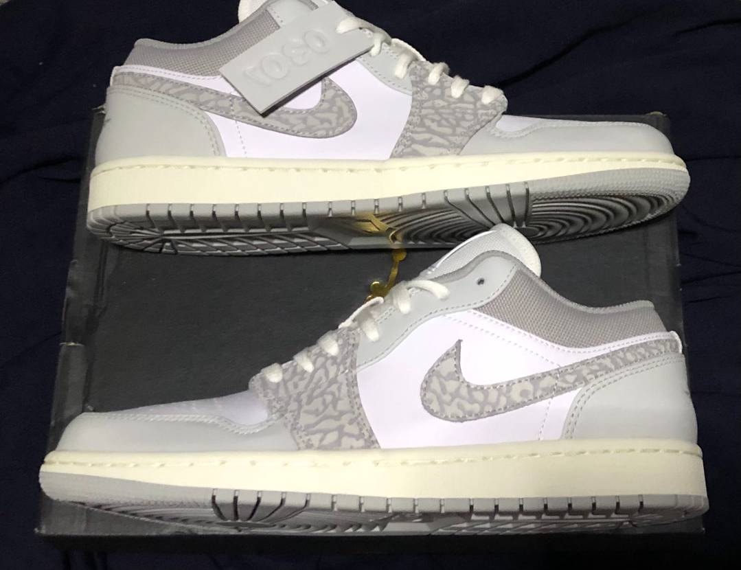 Nike Air Jordan 1 Low Premium "Elephant Print/Safari"    