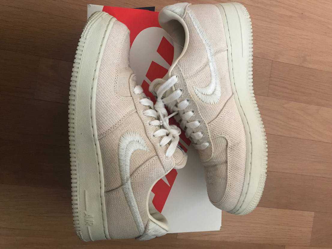 Stussy × Nike Air Force 1 Low "Fossil Stone"