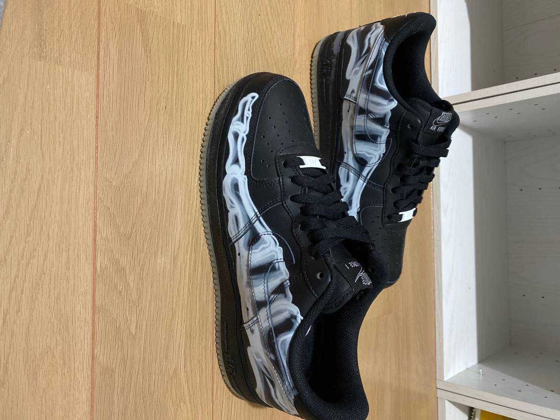 Nike Air Force 1 Low "Black Skeleton"
