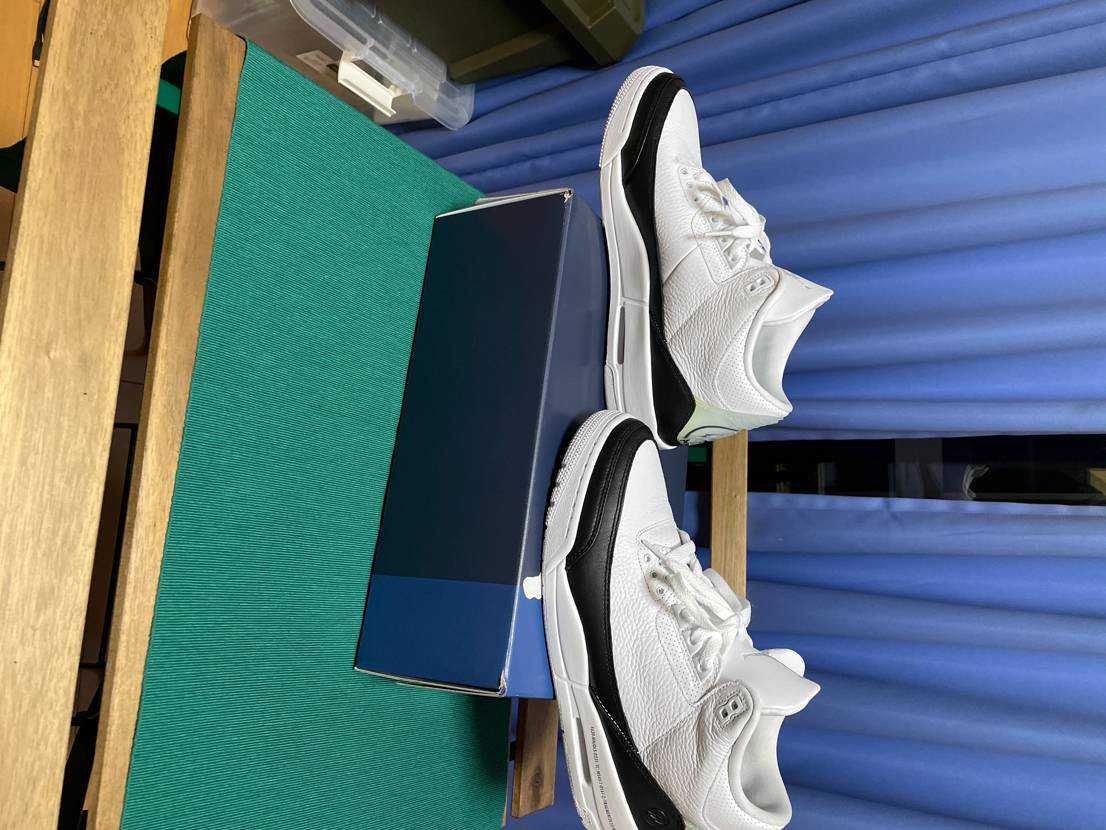 Fragment × Nike Air Jordan 3 "White/Black"