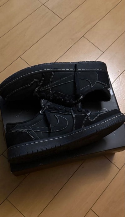 Travis Scott × Nike Air Jordan 1 Low OG SP "Black Phantom"