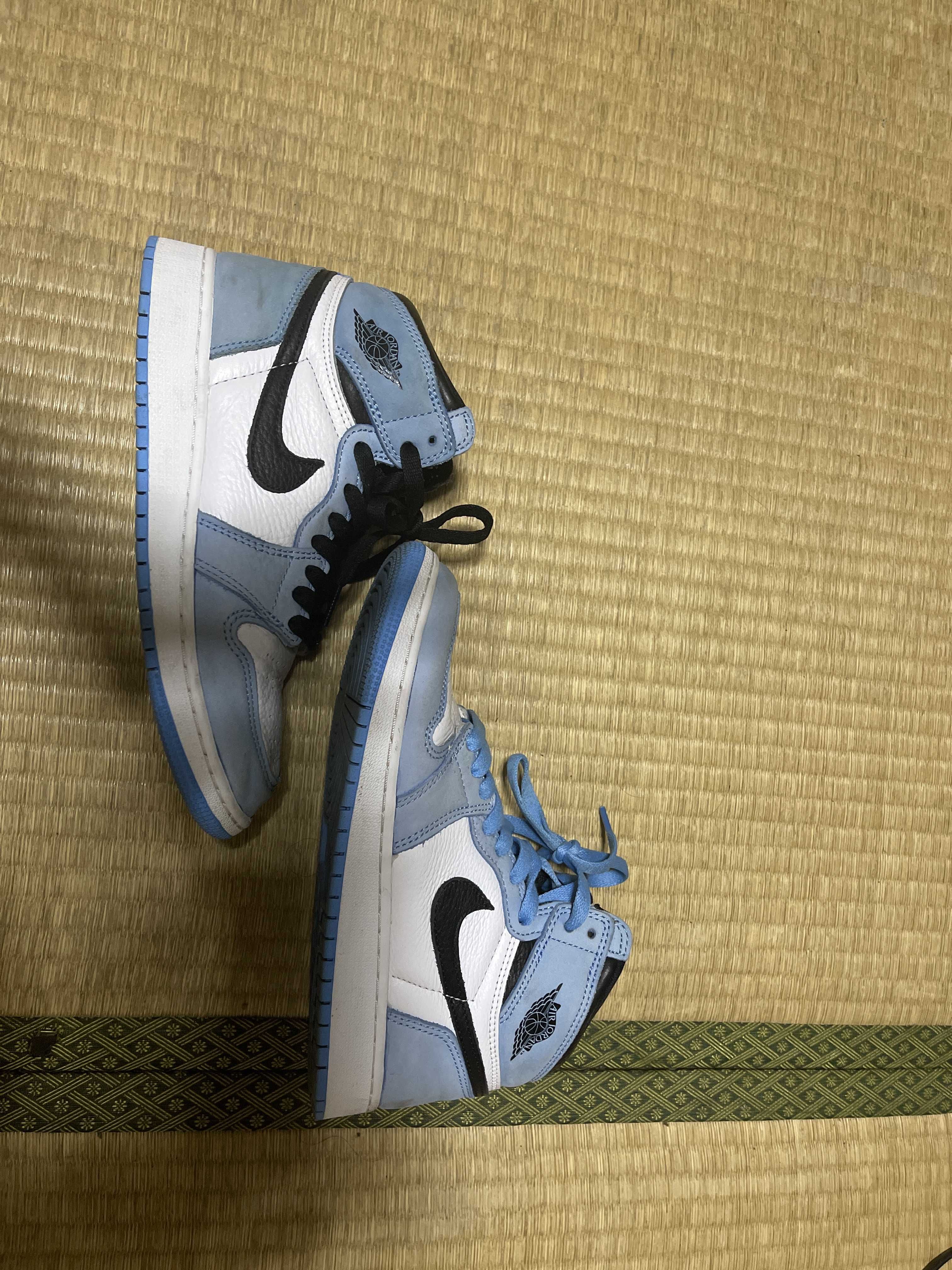 Nike GS Air Jordan 1 High "White/University Blue/Black"   
