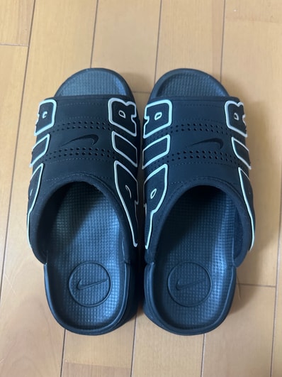 Nike Air More Uptempo Slide "Black" (DV2132-001/DV2137-001)