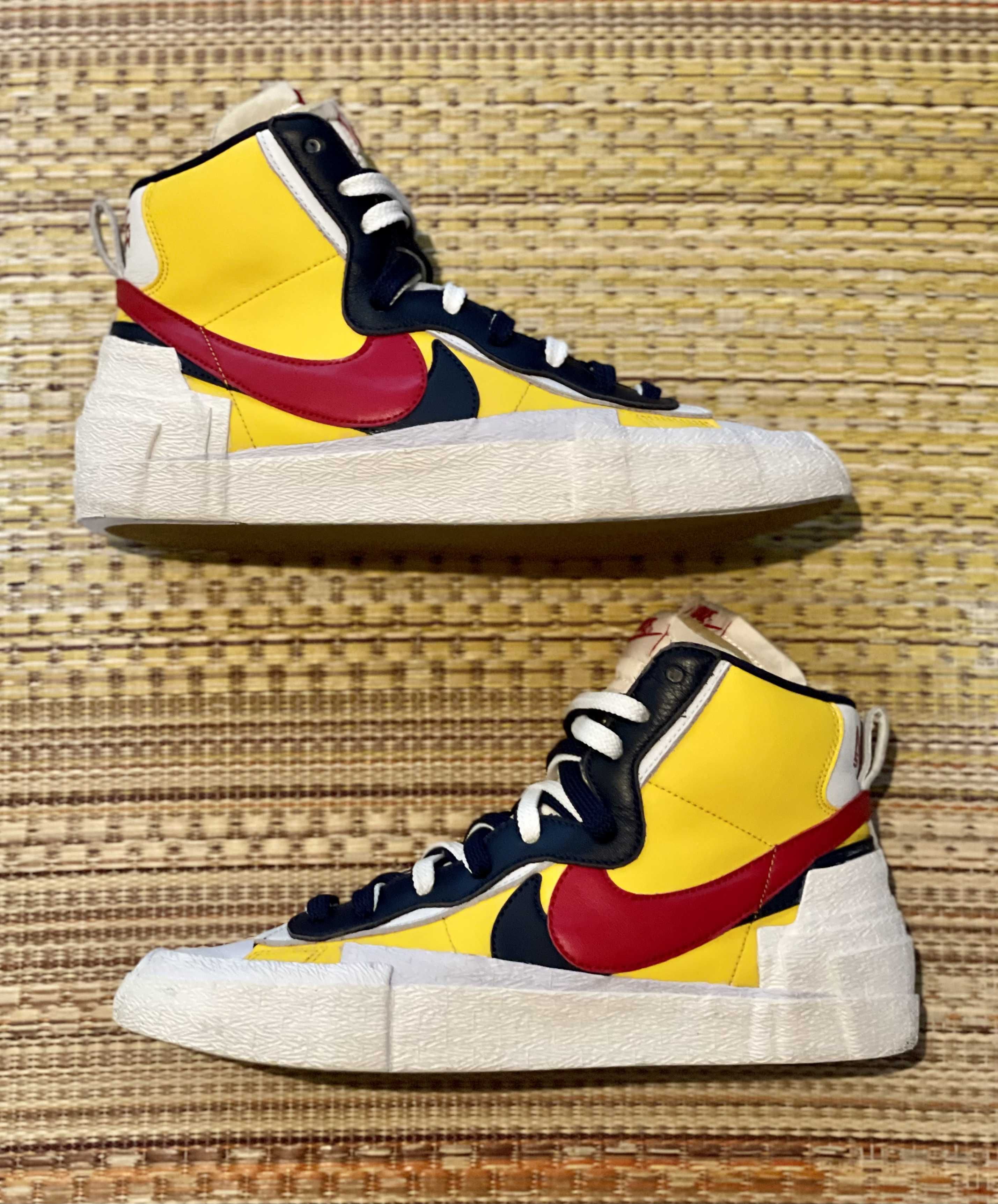 sacai × Nike Blazer Mid "Varsity Maize/Varsity Red"