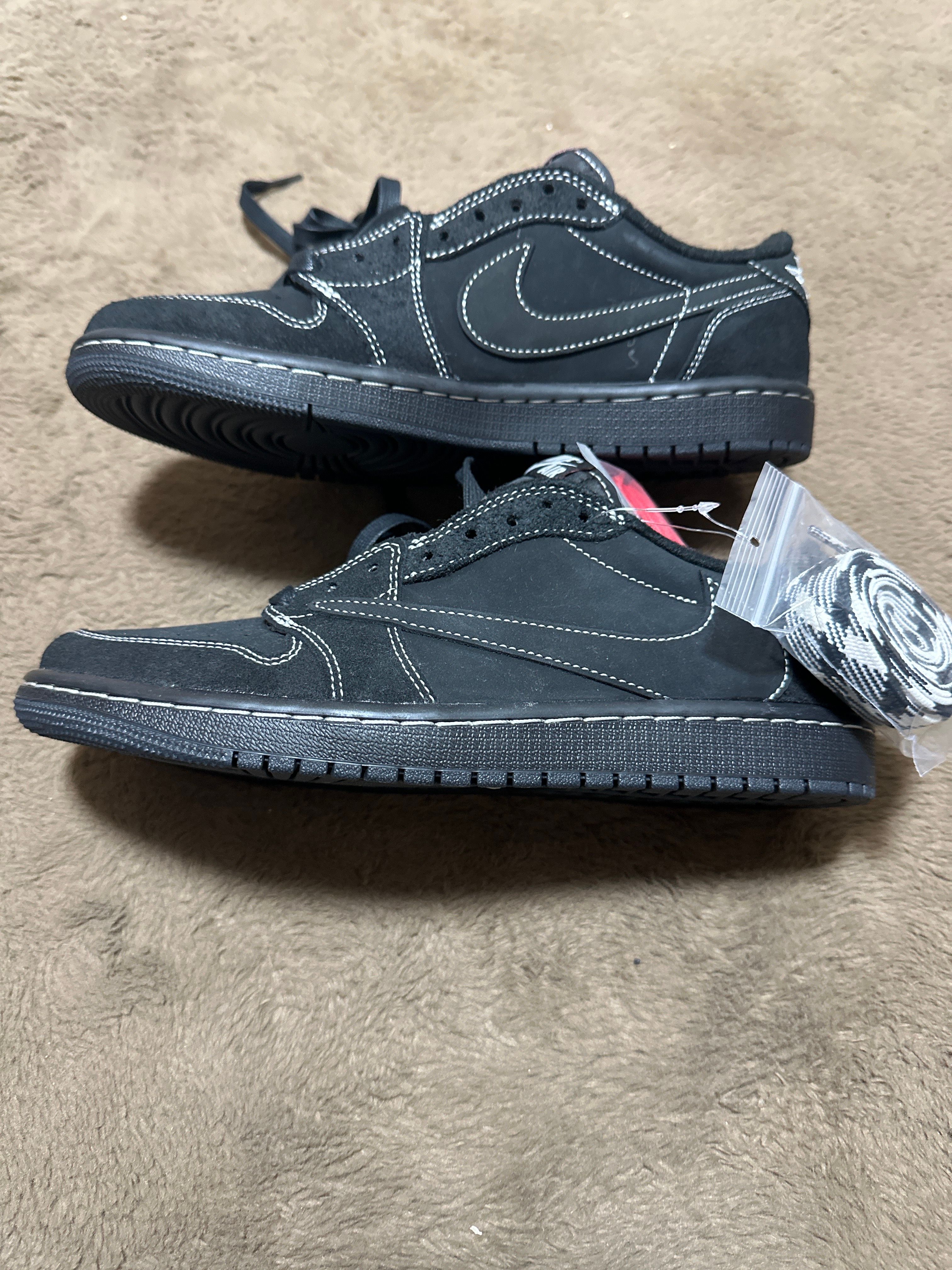 Travis Scott × Nike Air Jordan 1 Low OG SP "Black Phantom"