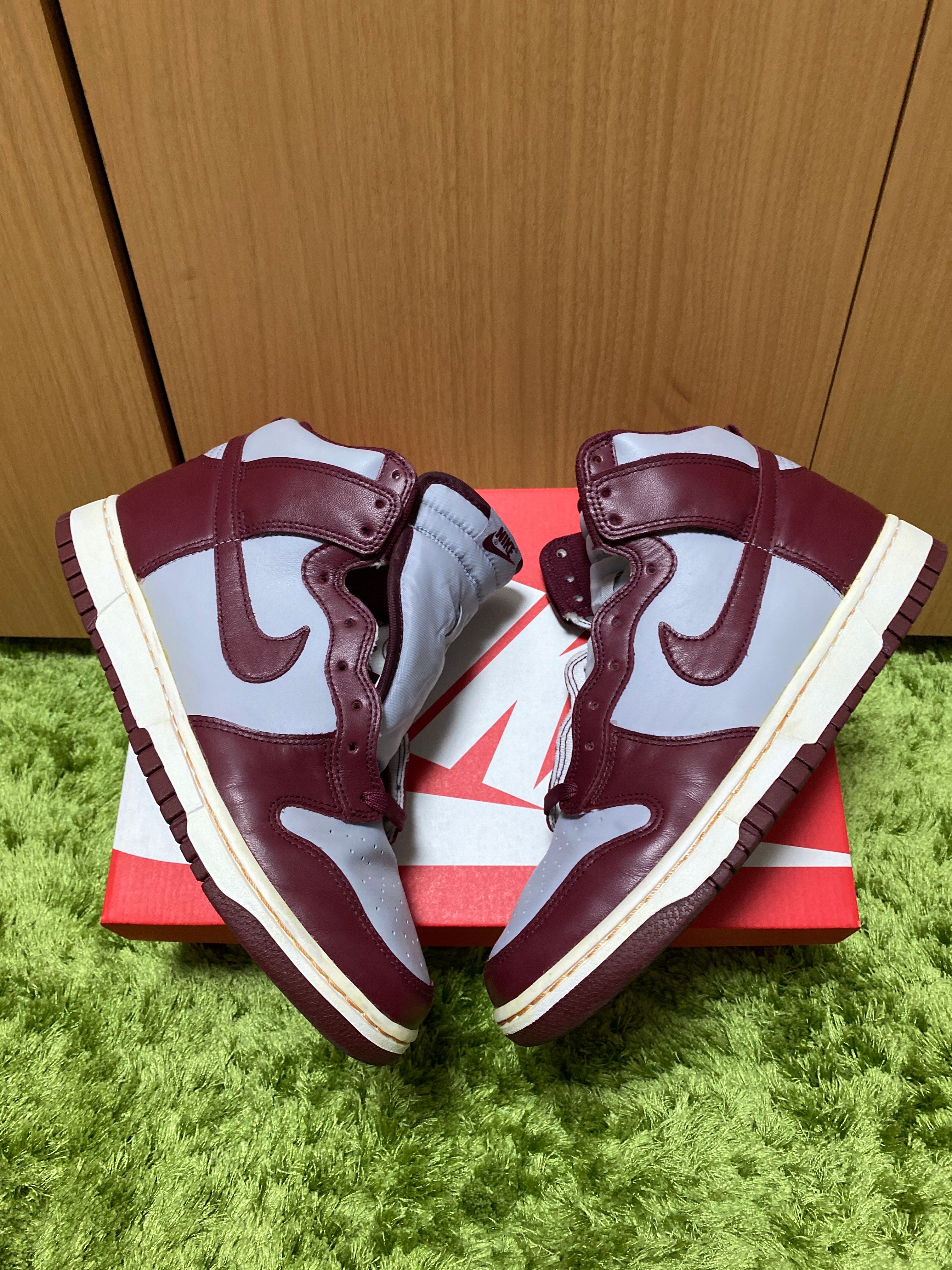 Nike Dunk High "Dark Beetroot and Wolf Grey"