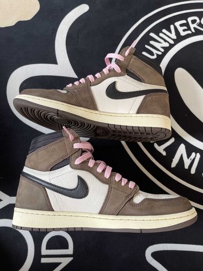 Travis Scott × Nike Air Jordan 1 Retro High OG TS SP "Sail/Dark Mocha"