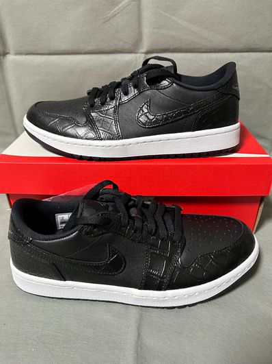 Nike Air Jordan 1 Low Golf "Black Crocodile Skin"