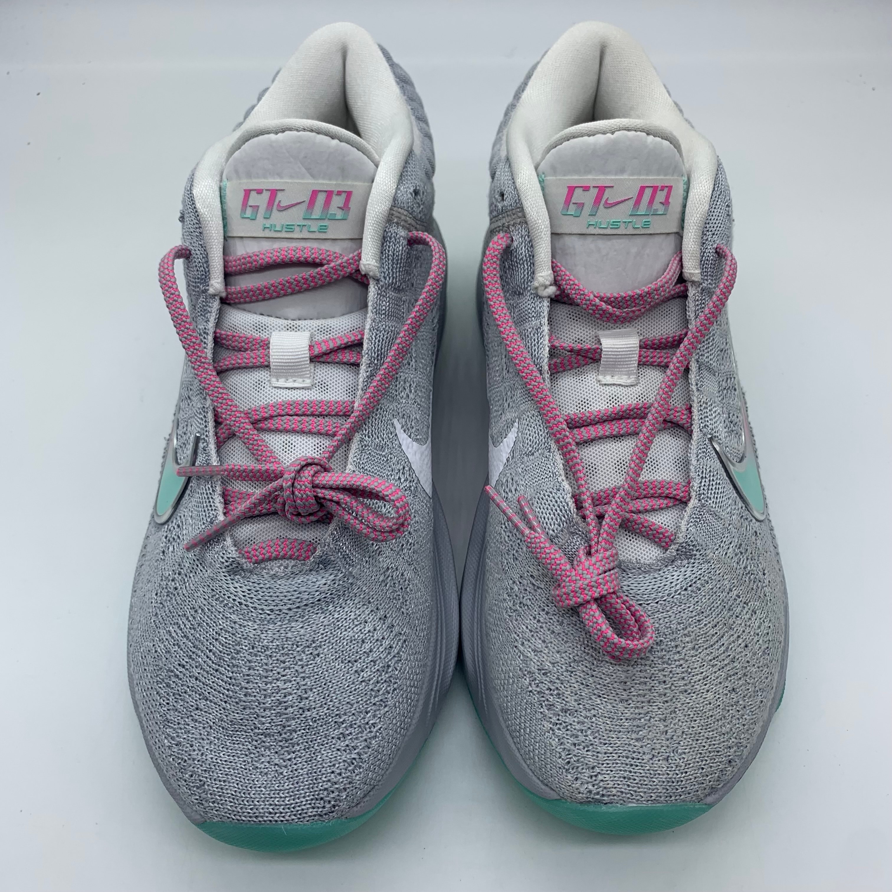 Nike GT Hustle 3 "Wolf Grey/Hyper Pink/Platinum Tint/Bleached Turquoise"