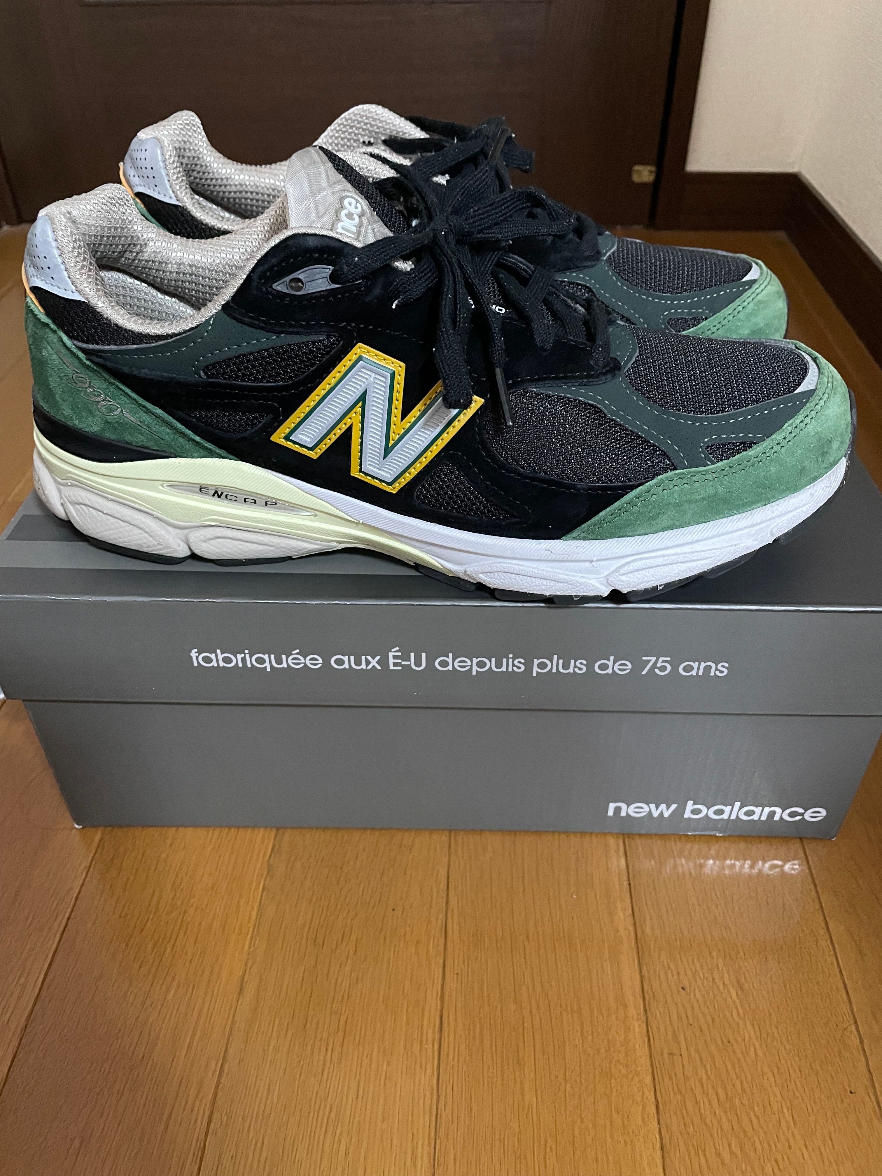 New Balance 990V3 "Black/Green/Yellow"