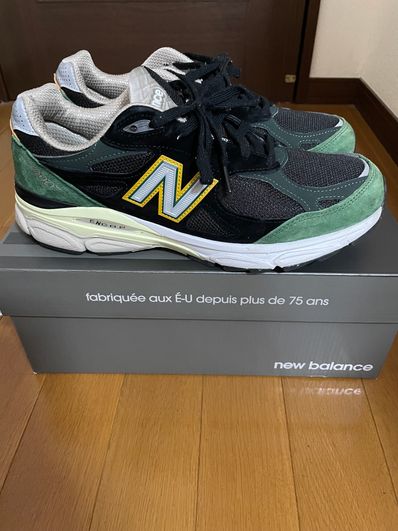 New Balance 990V3 "Black/Green/Yellow"