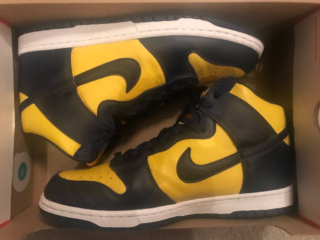 Nike Dunk High "Michigan"