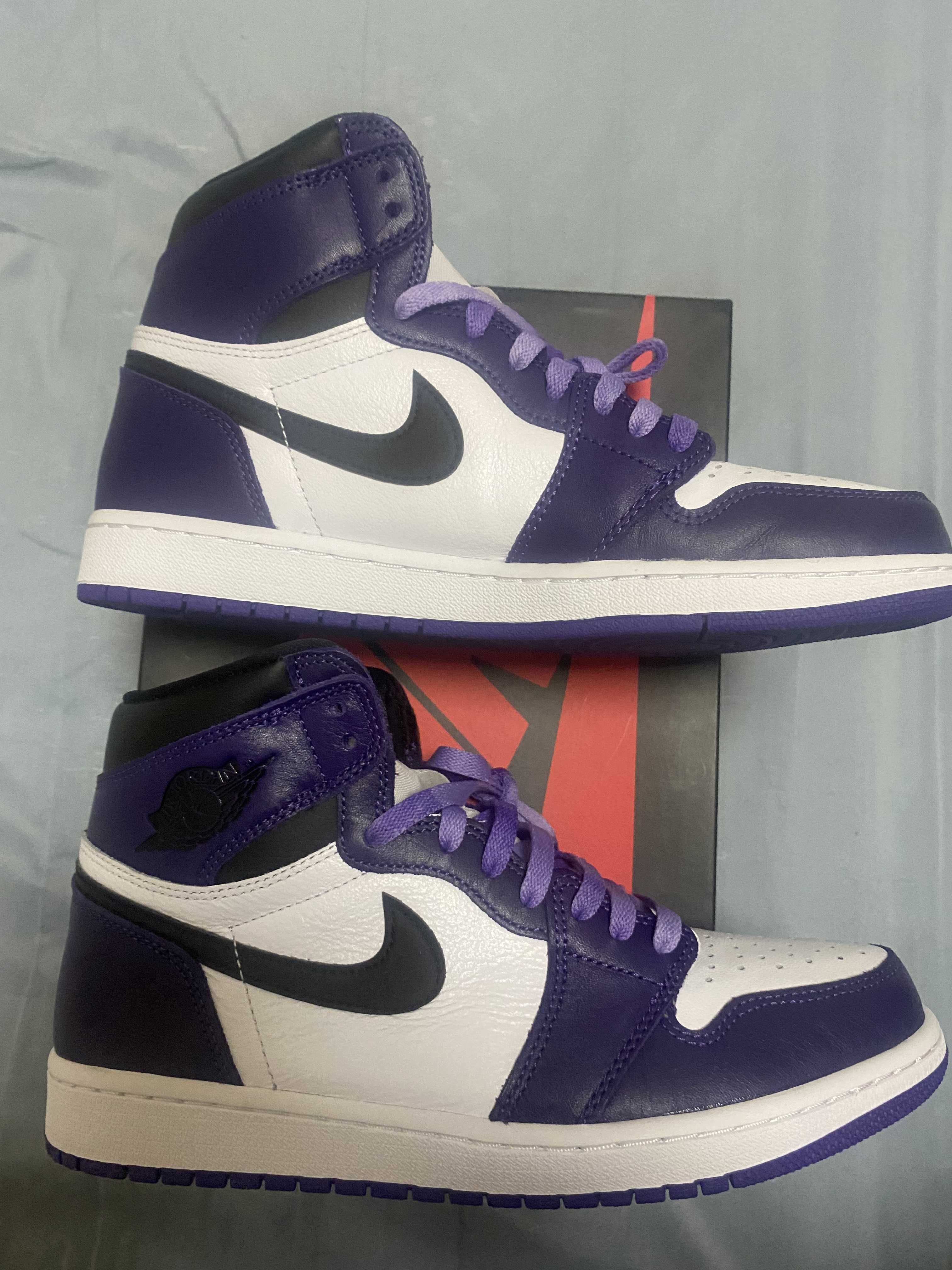 Nike Air Jordan 1 Retro High OG "Court Purple White/Black" (2020)   