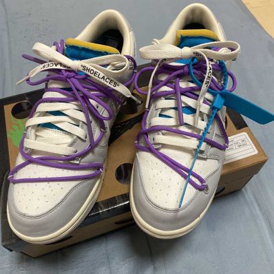 Off-White × Nike Dunk Low "Sail/Neutral Gray"