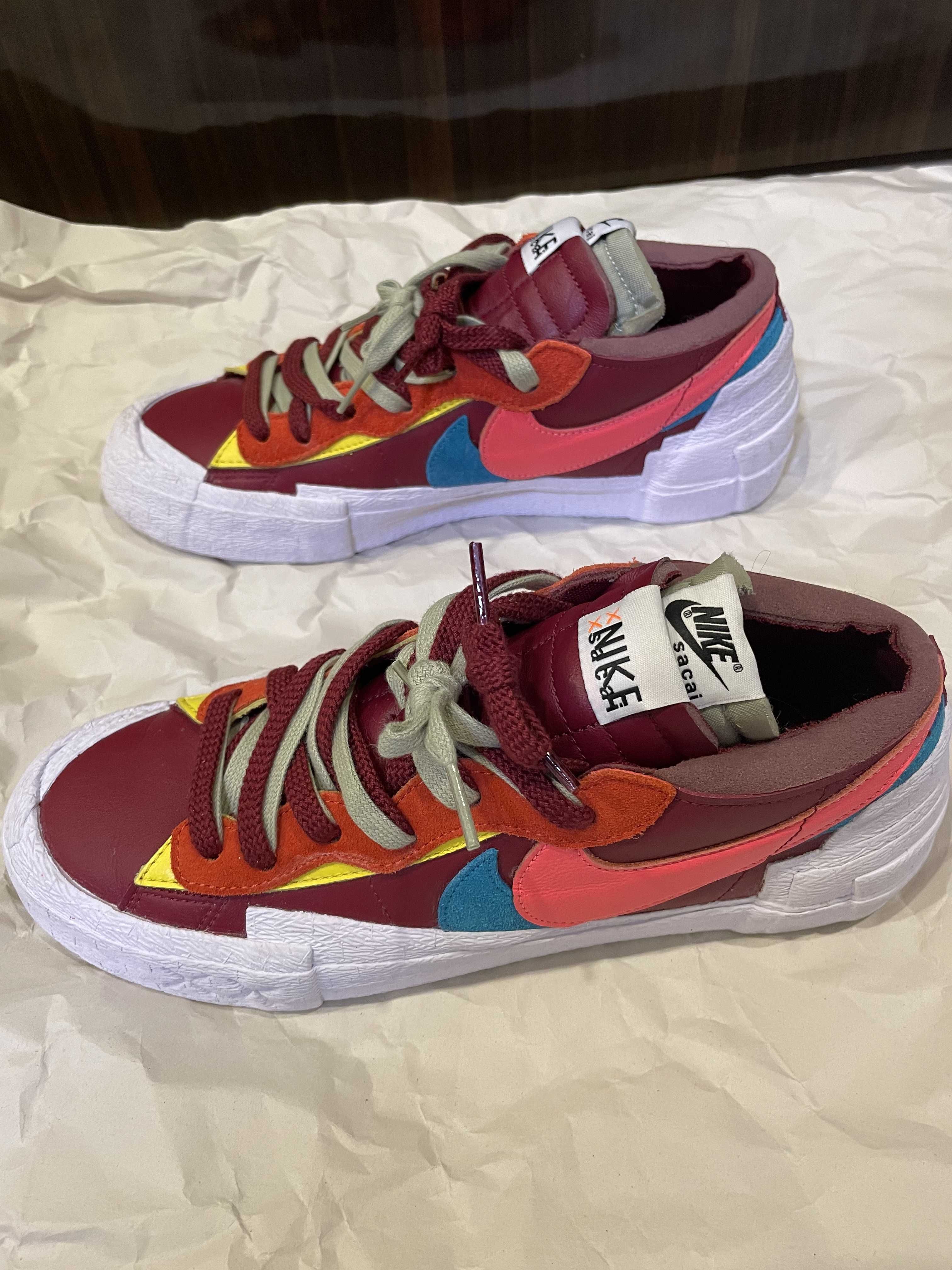 KAWS × sacai × Nike Blazer Low "Team Red"