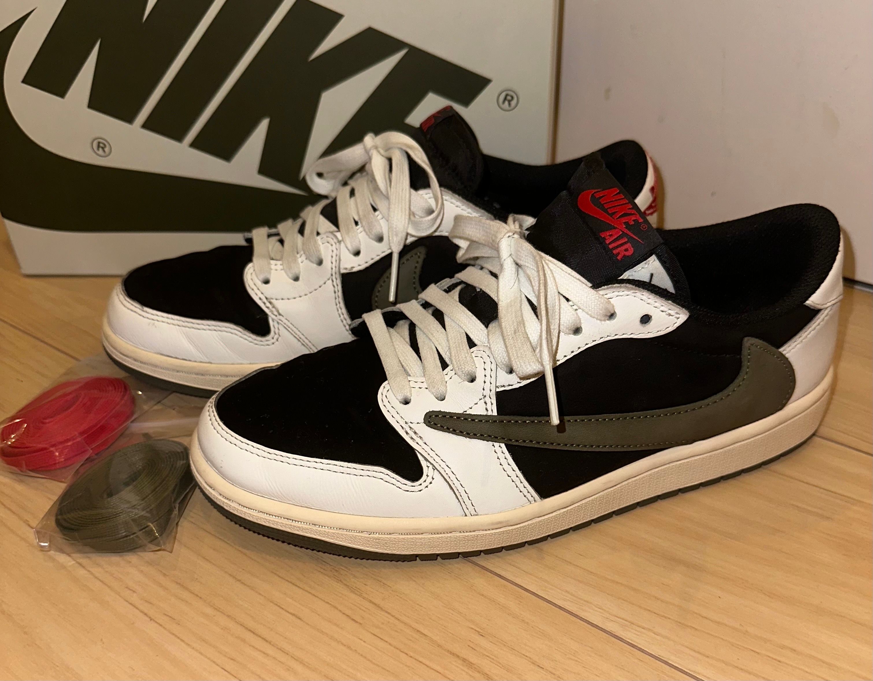 Travis Scott × Nike Women's Air Jordan 1 Low OG "Medium Olive"