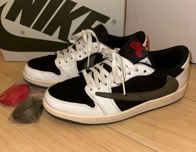 Travis Scott × Nike Women's Air Jordan 1 Low OG "Medium Olive"