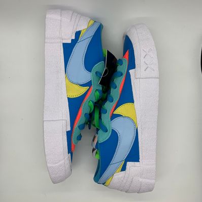 KAWS × sacai × Nike Blazer Low "Neptune Blue"