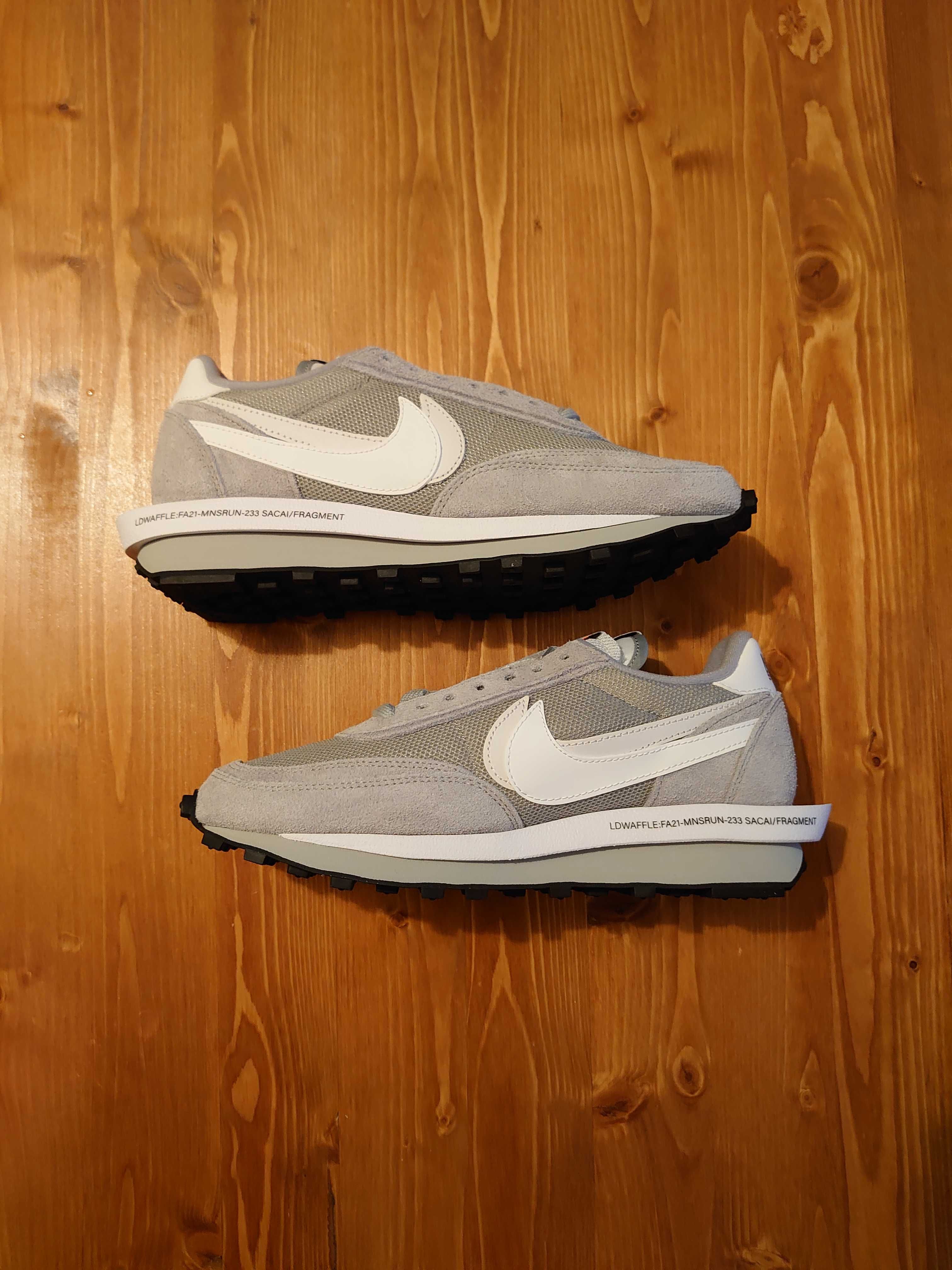 Fragment × sacai × Nike LD Waffle "Light Smoke Grey"