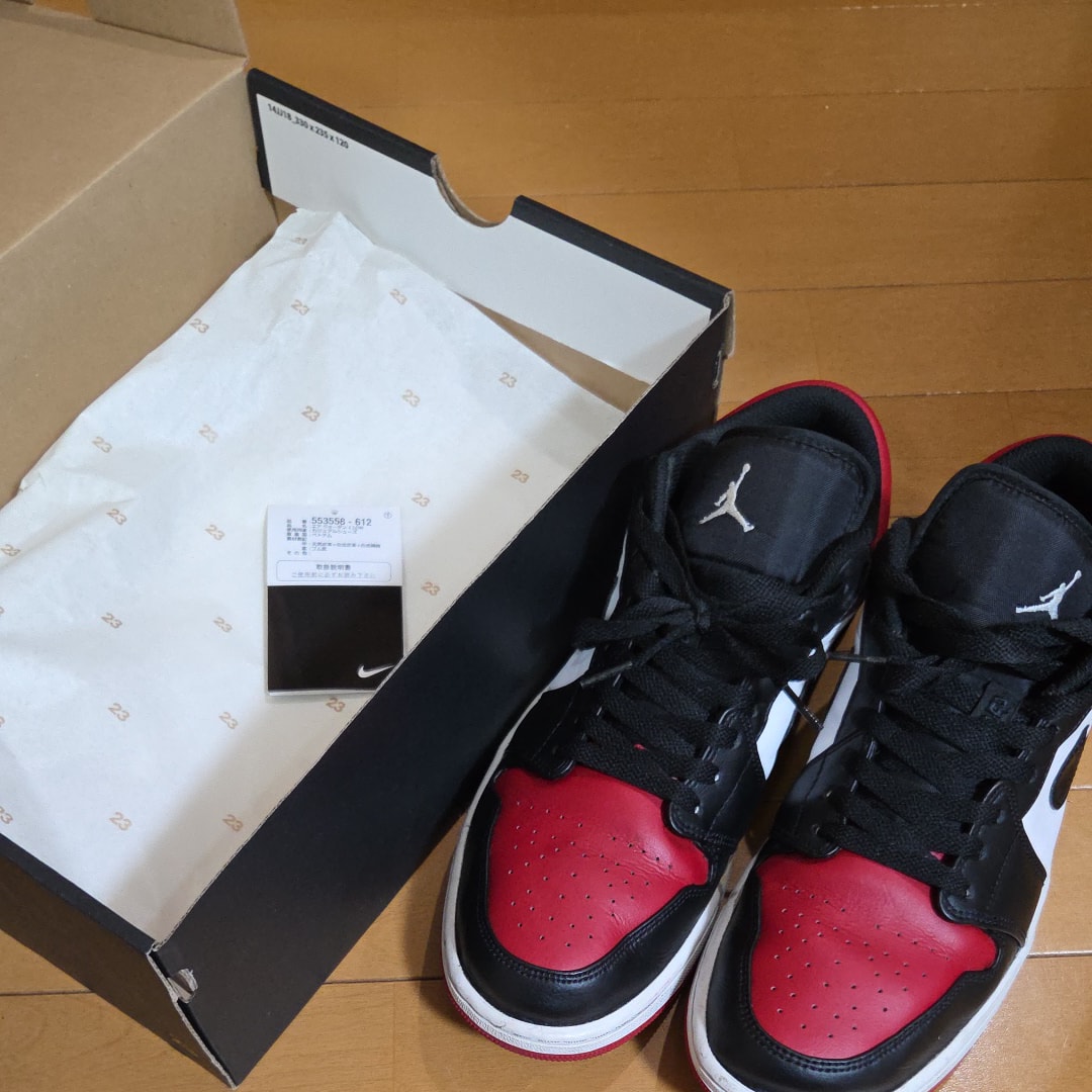 Nike Air Jordan 1 Low "Bred Toe"