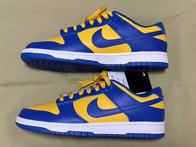Nike Dunk Low "Blue Jay and University Gold"