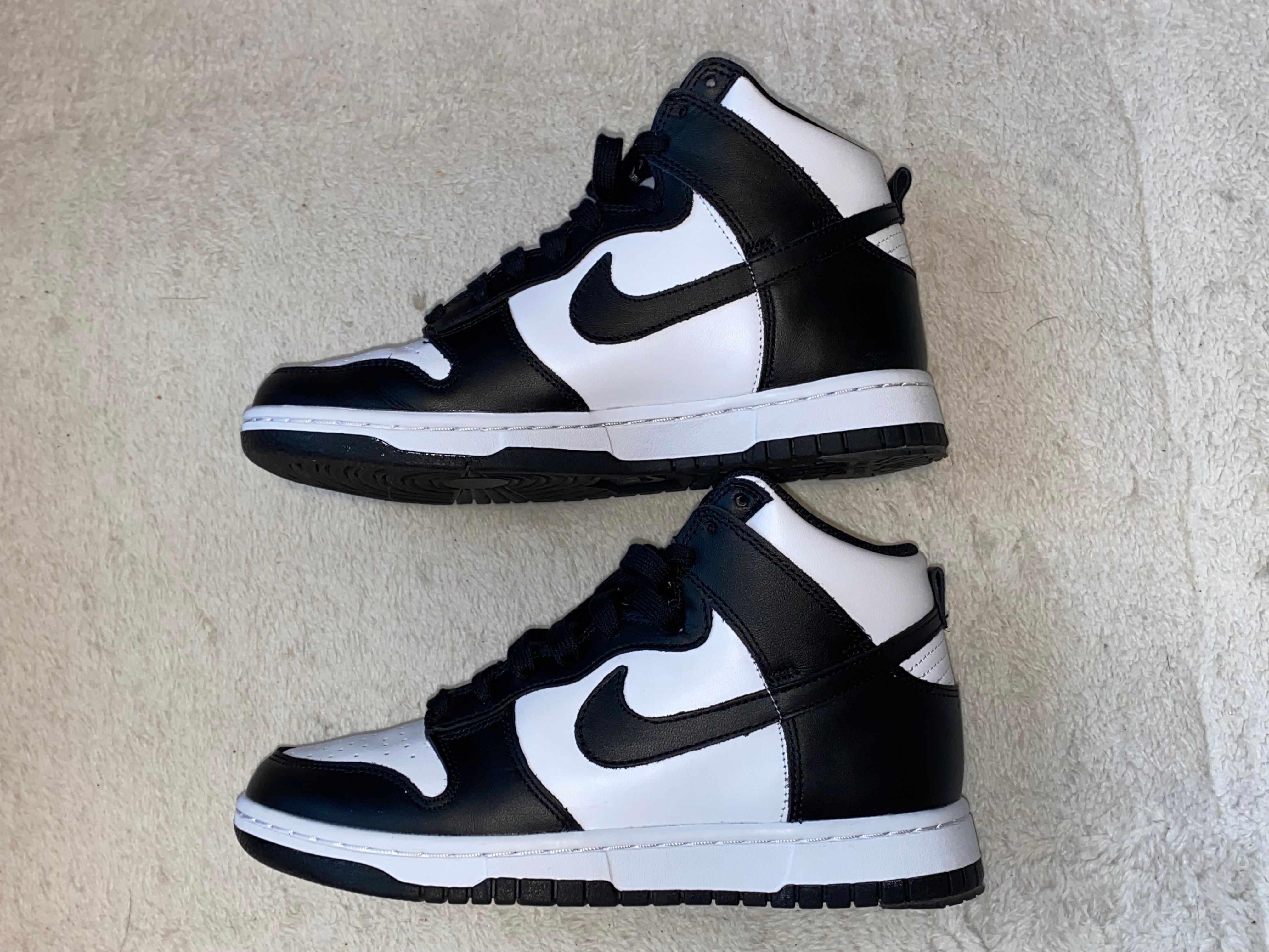 Nike Women's Dunk High "Black and White"
