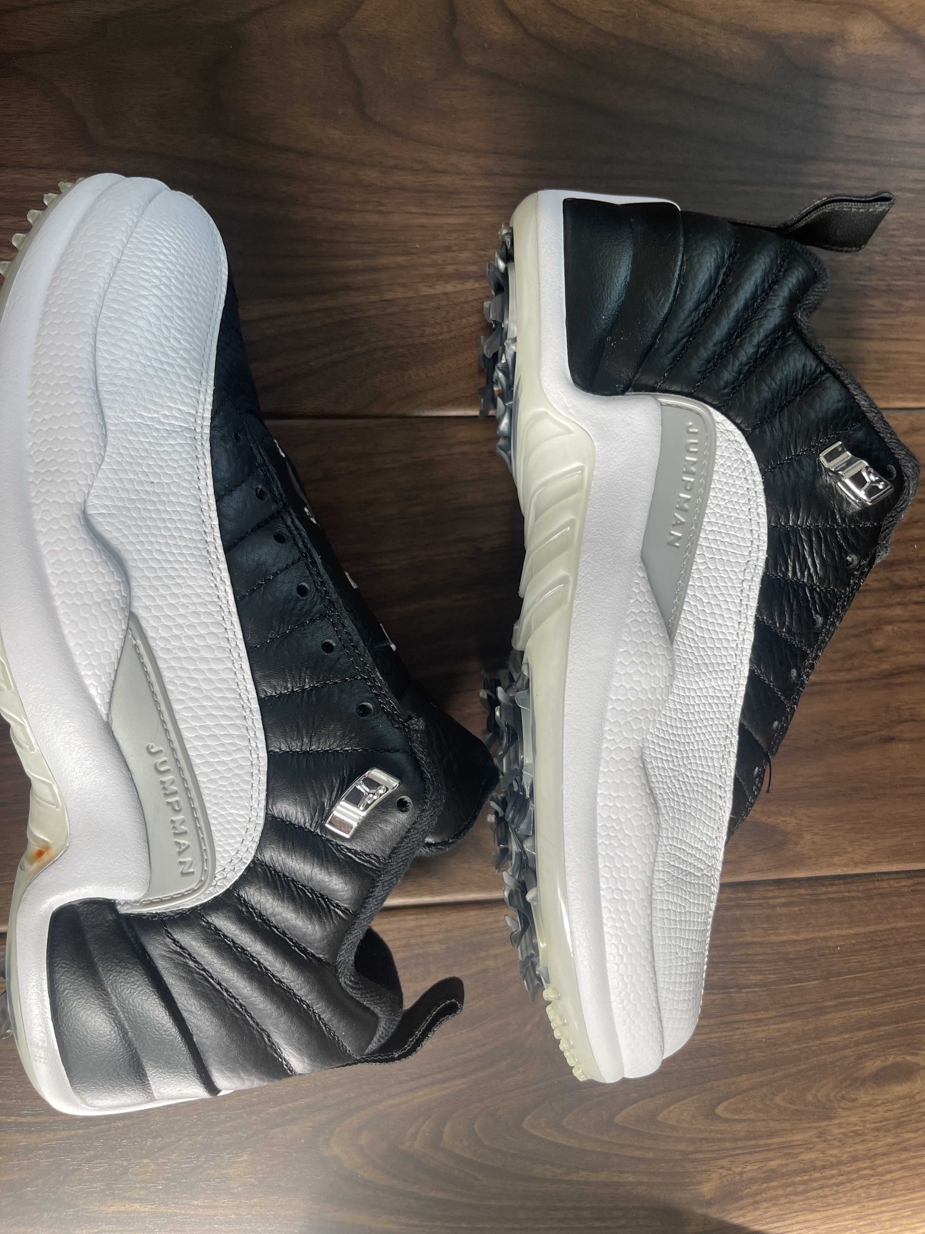 Nike Air Jordan 12 Low Golf Playoffs "Black/Varsity Red-White"
