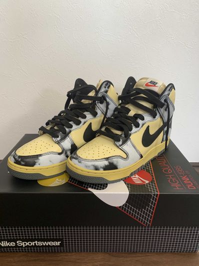 Nike Dunk High "Black Acid Wash"