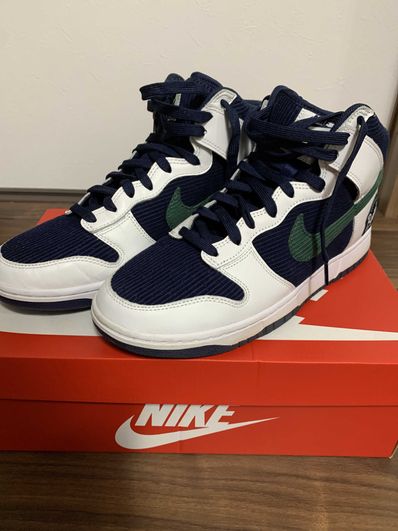 Nike Dunk High EMB "College Navy"