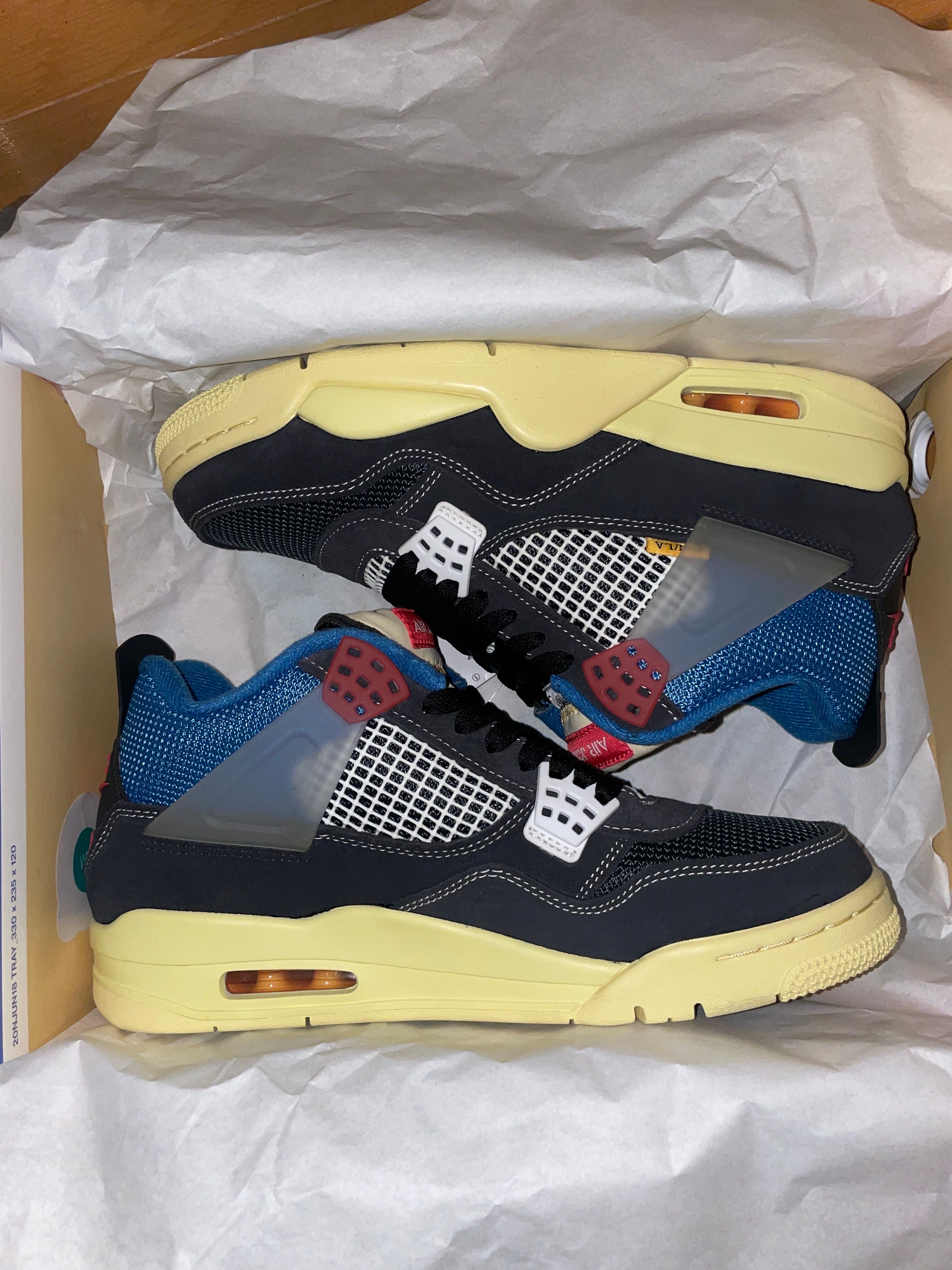 UNION × Nike Air Jordan 4 "Off Noir"