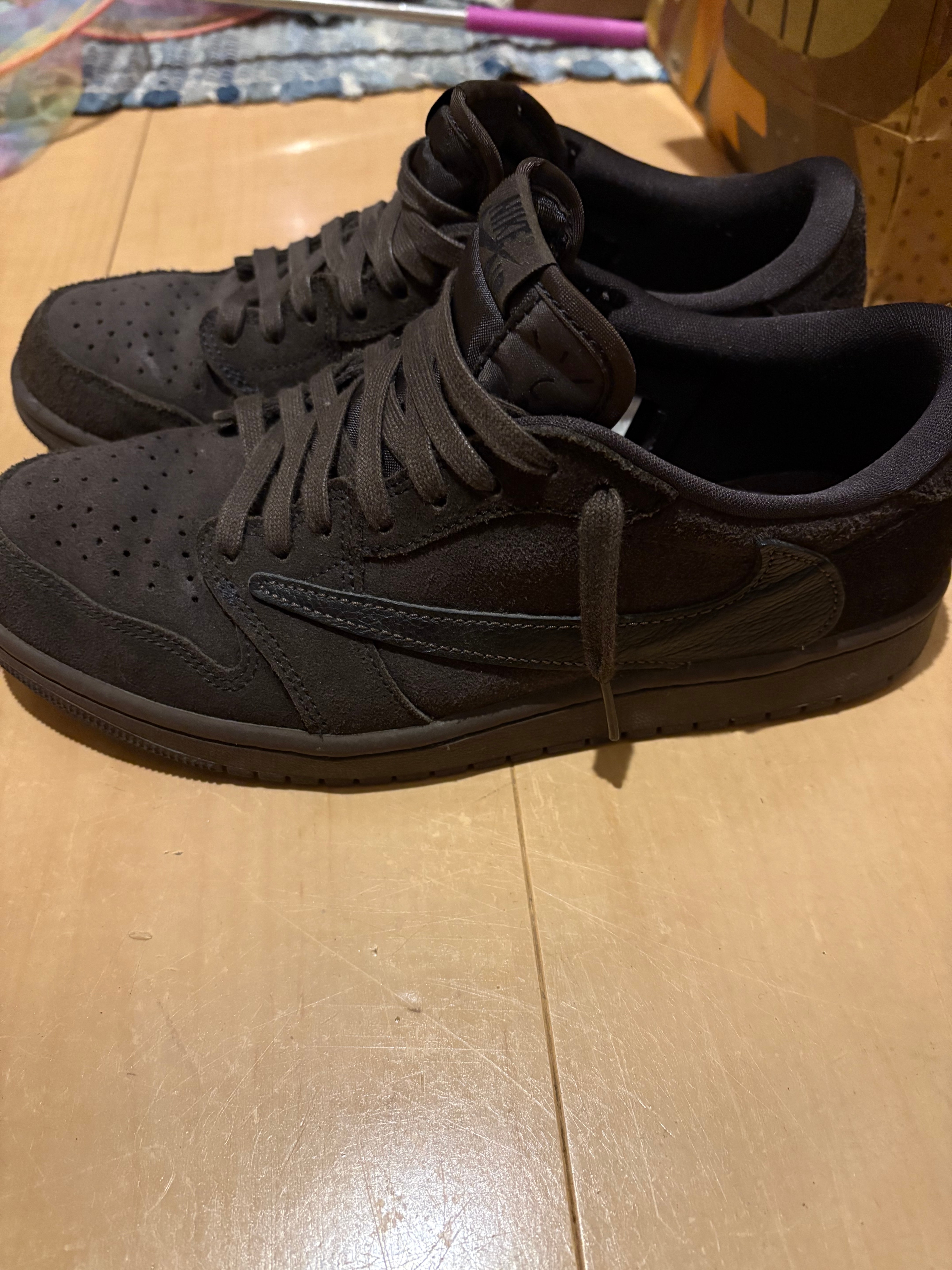 Travis Scott × Nike Air Jordan 1 Low OG SP "Velvet Brown and Dark Mocha"