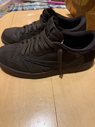 Travis Scott × Nike Air Jordan 1 Low OG SP "Velvet Brown and Dark Mocha"