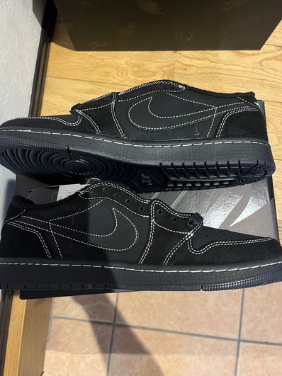 Travis Scott × Nike Air Jordan 1 Low OG SP "Black Phantom"