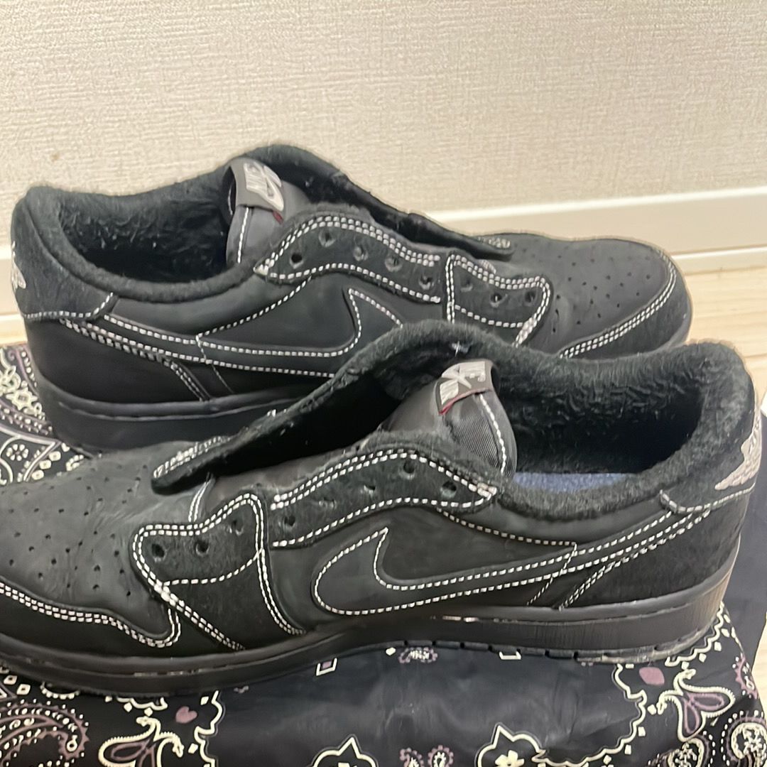 Travis Scott × Nike Air Jordan 1 Low OG SP "Black Phantom"