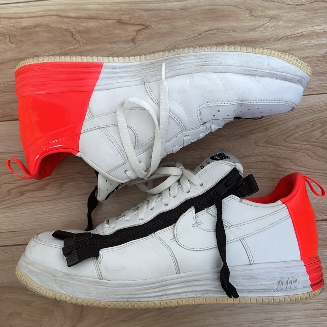 Acronym × Nike Lunar Force 1 Low "White/Bright Crimson"