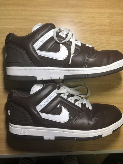 Supreme × Nike SB Air Force 2 Low "Baroque Brown"