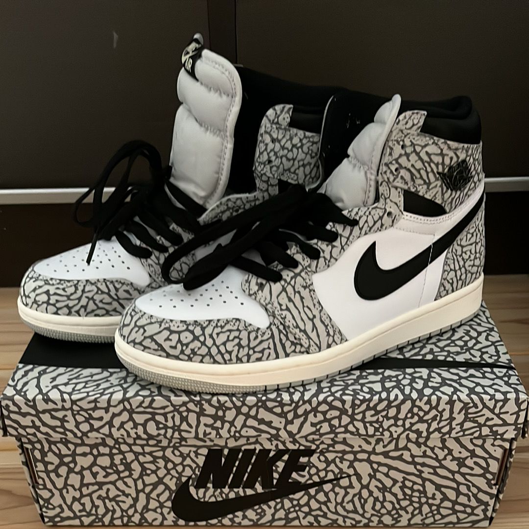 Nike Air Jordan 1 ホワイト シューズ 26.5 エアジョーダン1 白（エア ジョーダン 1）（サイズ（cm）：26.5
