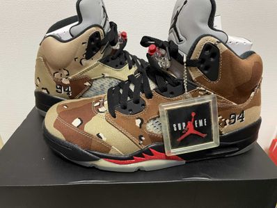 Supreme × Nike Air Jordan 5 Retro "Desert Camo"