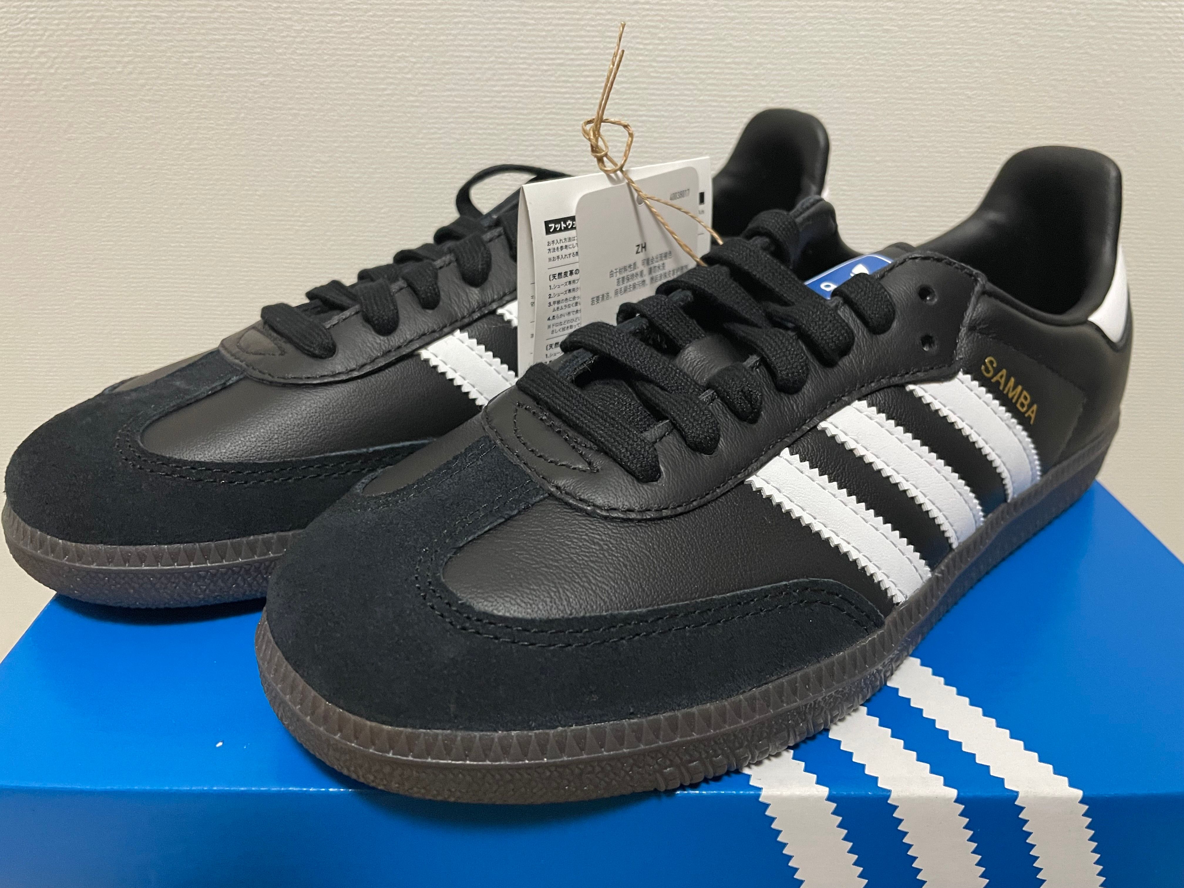 adidas Samba OG "Core Black/Cloud White/Gum"