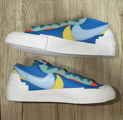 KAWS × sacai × Nike Blazer Low "Neptune Blue"