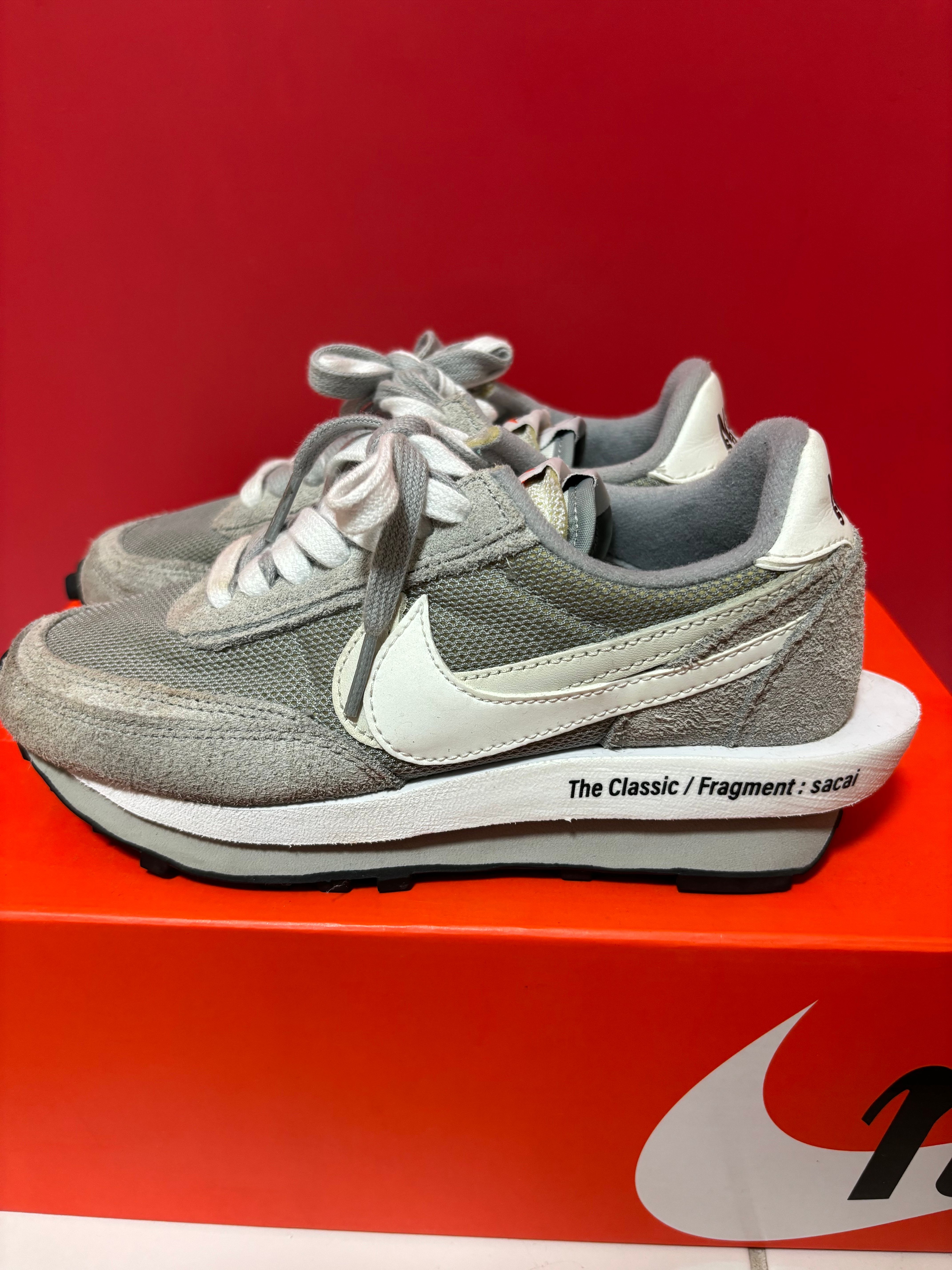 Fragment × sacai × Nike LD Waffle "Light Smoke Grey"