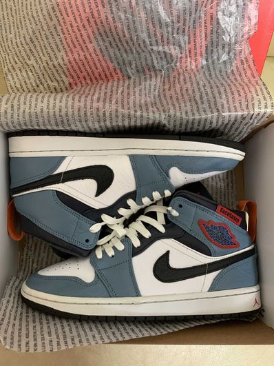 FACETASM × Nike Air Jordan 1 Mid "White/Navy"