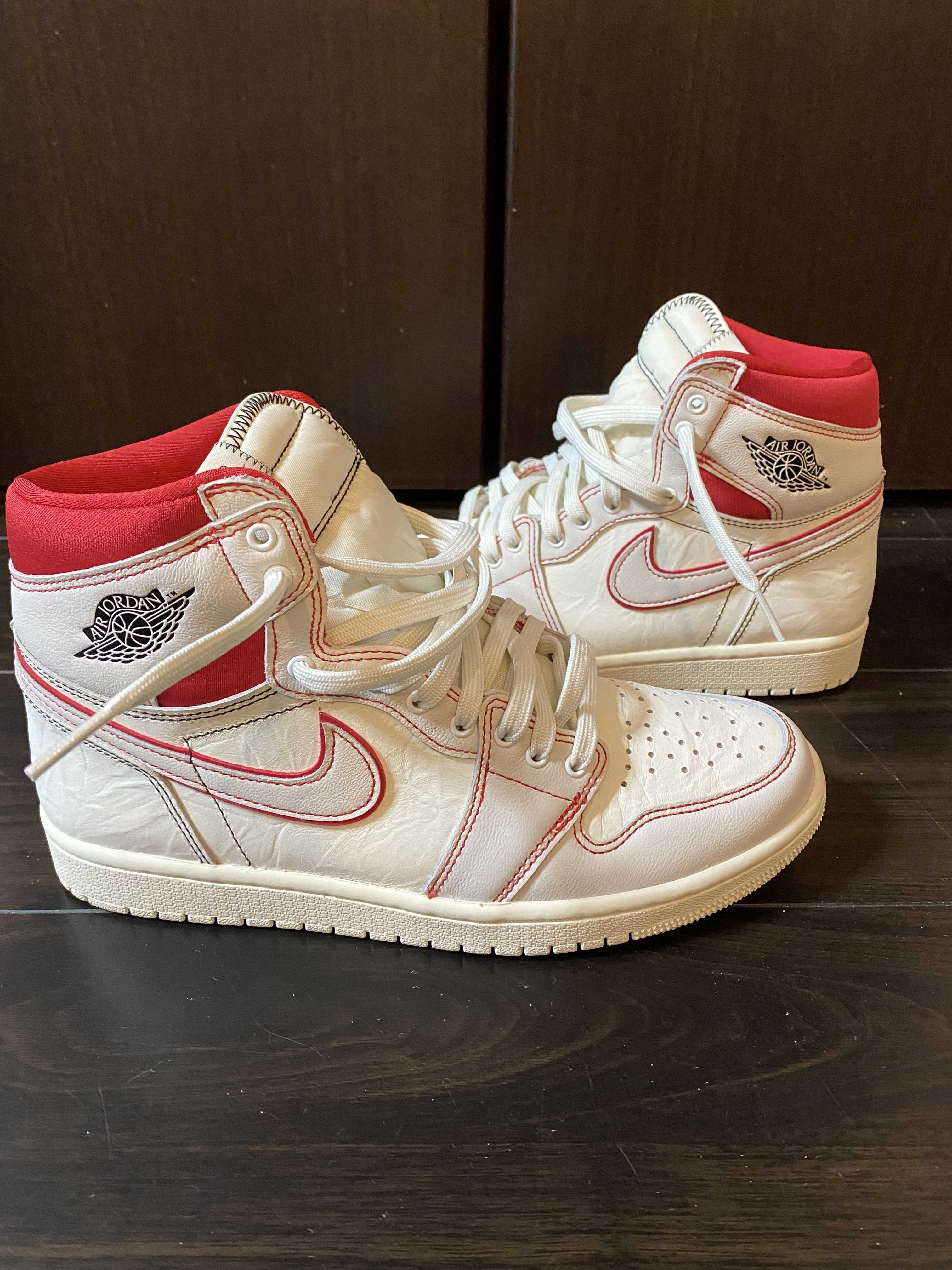 Nike Air Jordan 1 Retro High OG "Sail/University Red"     