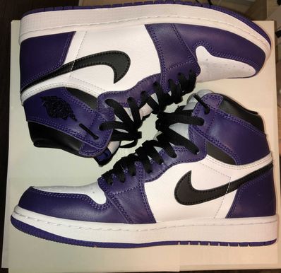 Nike Air Jordan 1 Retro High OG "Court Purple White/Black" (2020)