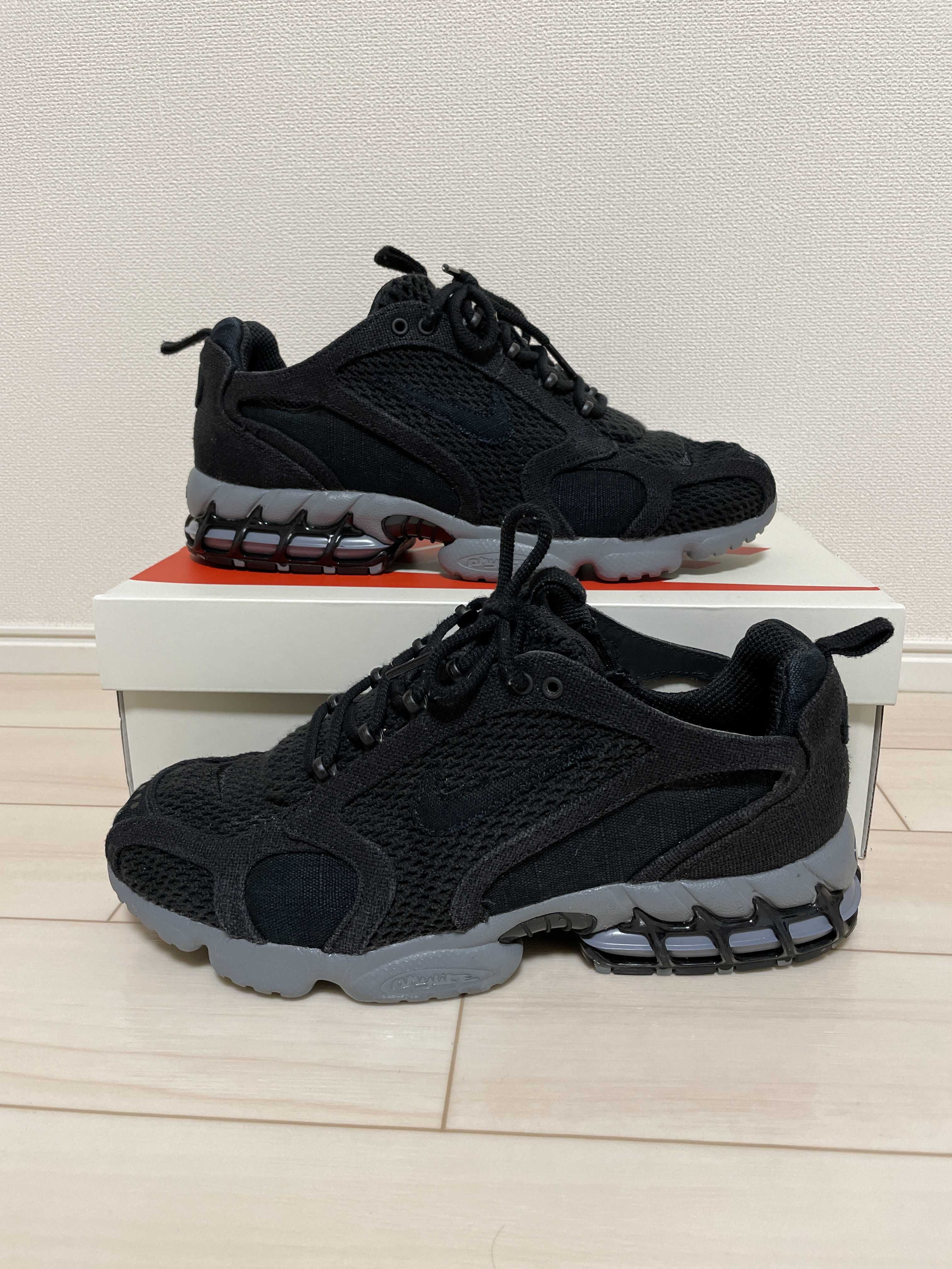 Stussy × Nike Air Zoom Spiridon Cage 2 "Black"