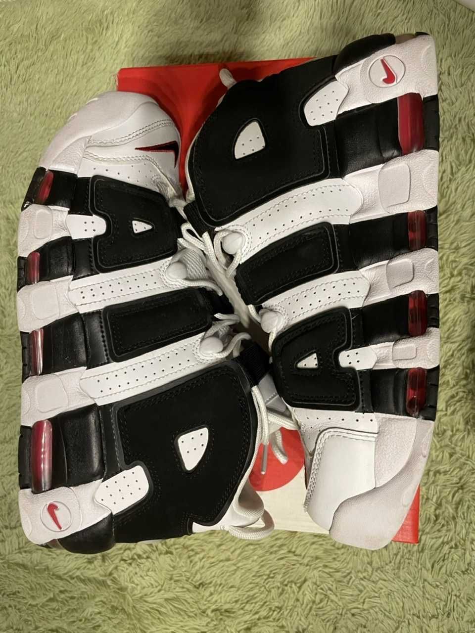 Nike Air More up Tempo "White/Black/University Red"(~2018)