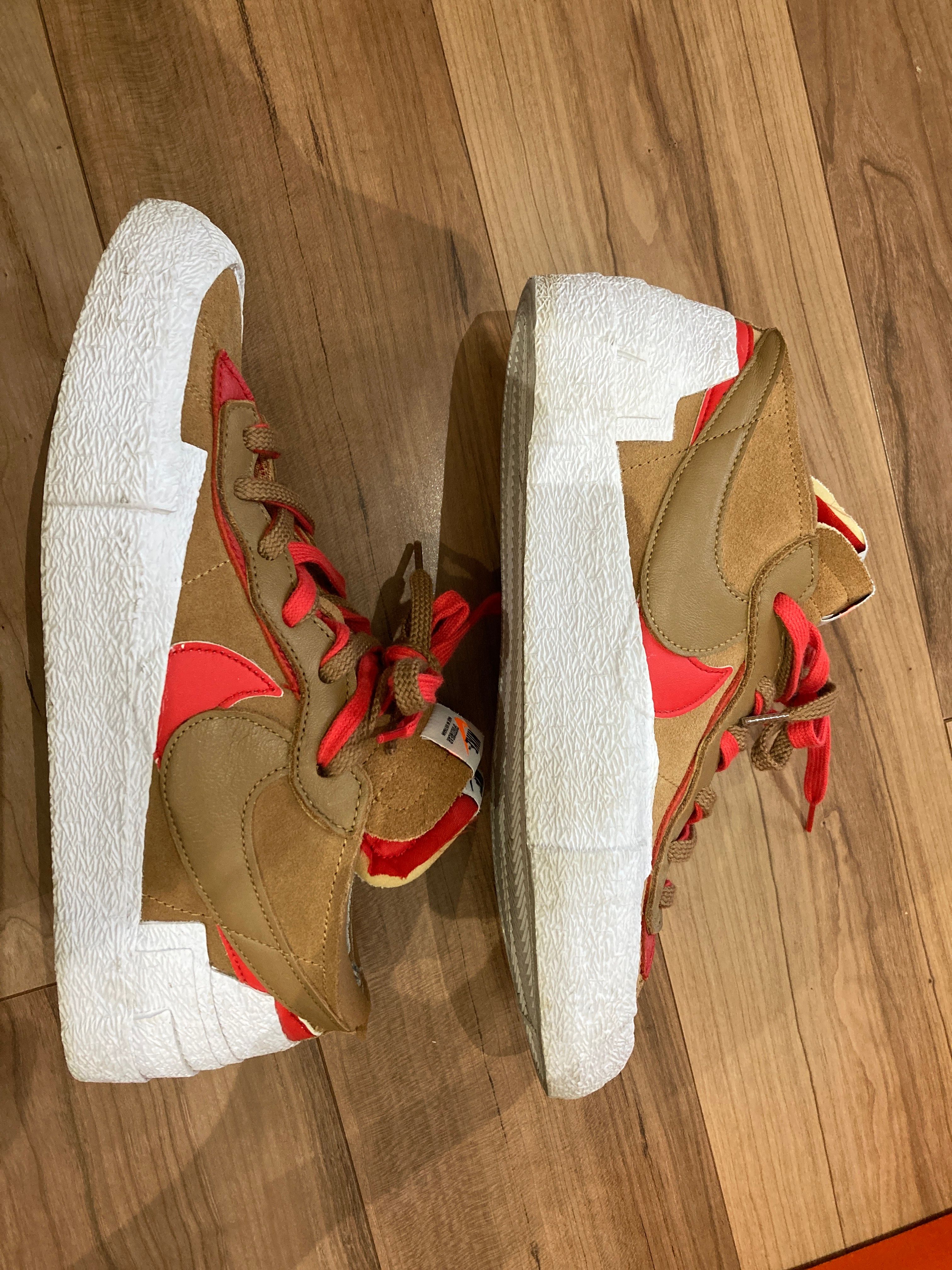 SACAI × NIKE BLAZER LOW "BRITISH TAN"