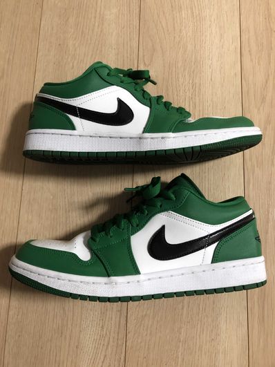 NIKE AIR JORDAN 1 LOW "PINE GREEN/WHITE"